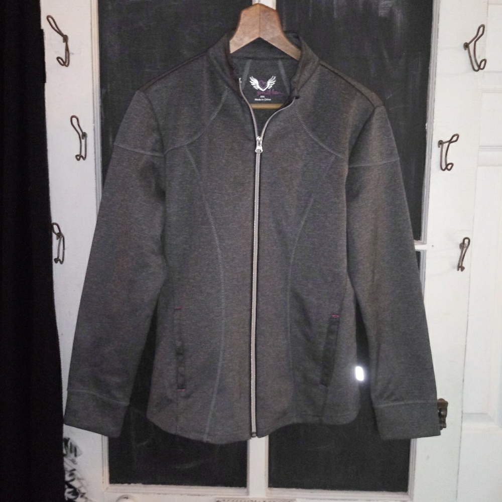LIKE NEW Smitten scrub jacket